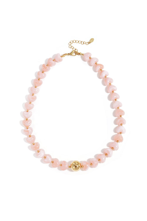 Acrylic Beaded Necklaces Heart Casual Daily Simple Series Women's jewelry