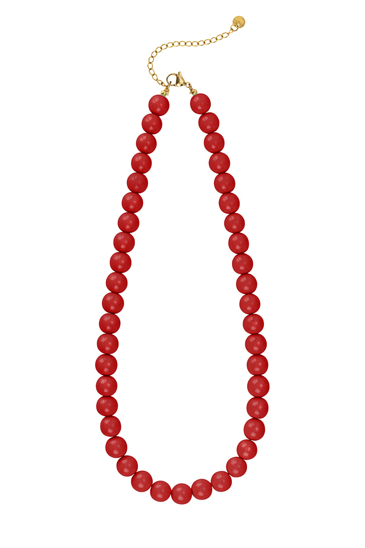 Bold beaded necklace 10mm
