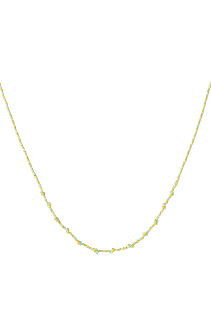 Cotton Chain Necklaces mixed color Casual Daily