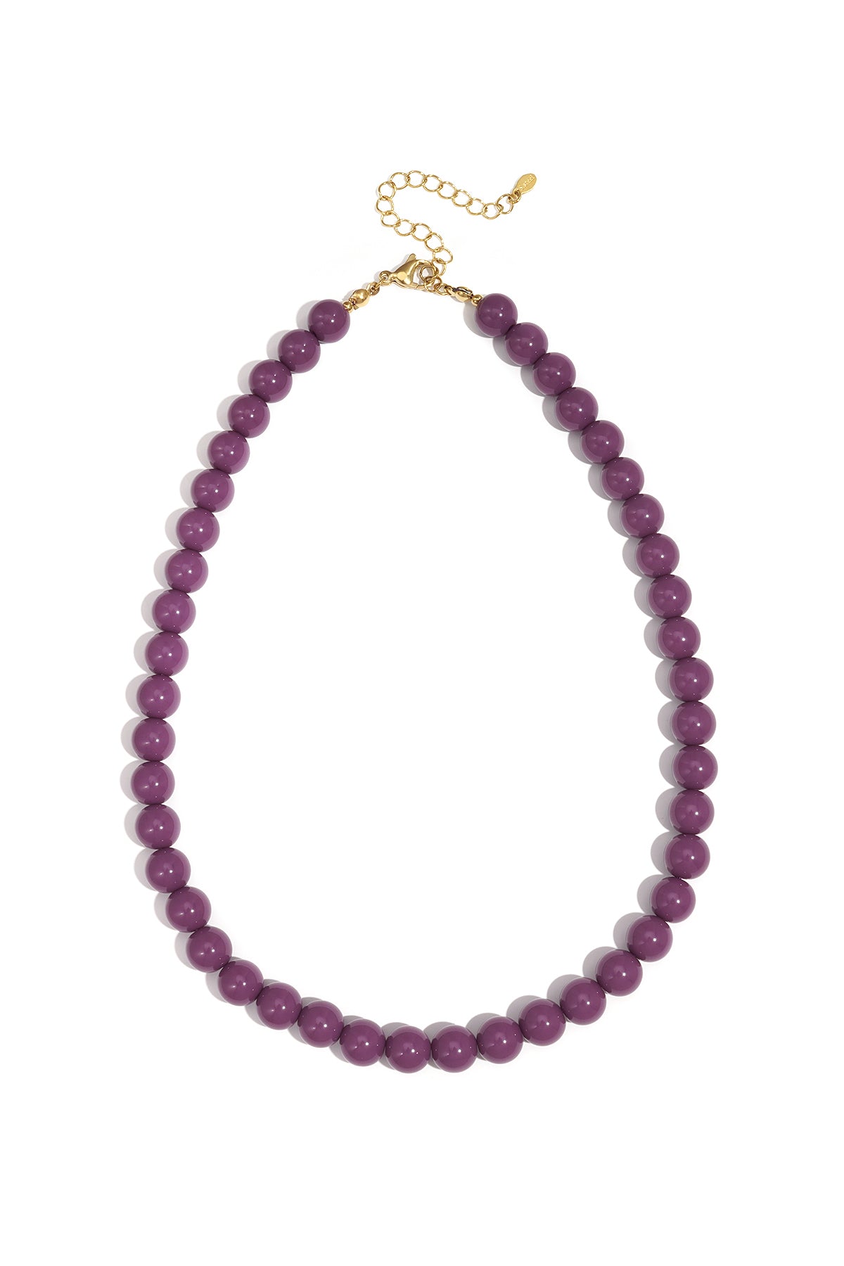 Bold beaded necklace 10mm