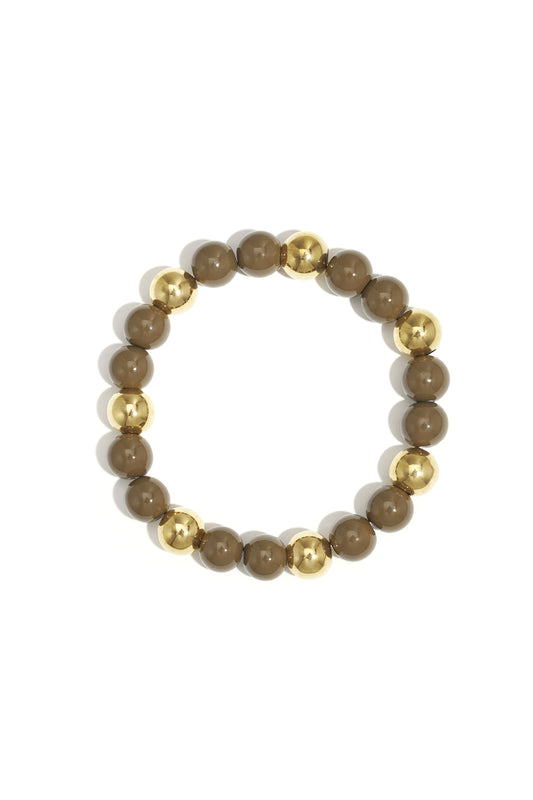 Acrylic Beaded Bracelets Beads Casual Daily Simple Series Women's jewelry-10mm