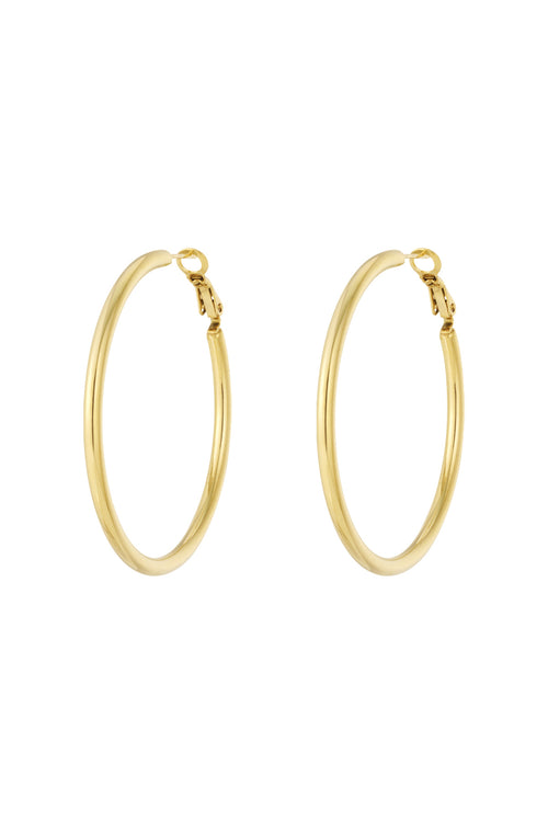 Basic Hoop earrings L