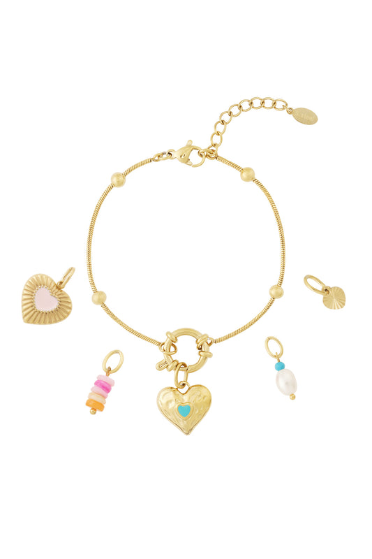 Cute heart DIY bracelet