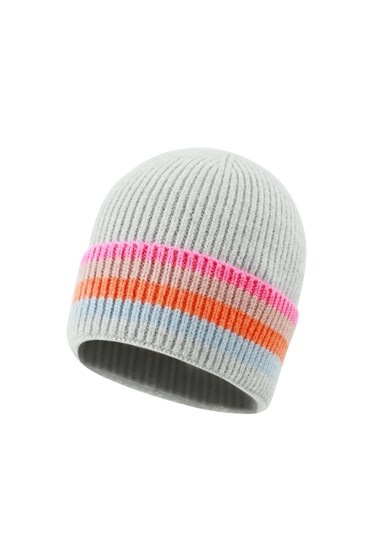 Multi color striped hat