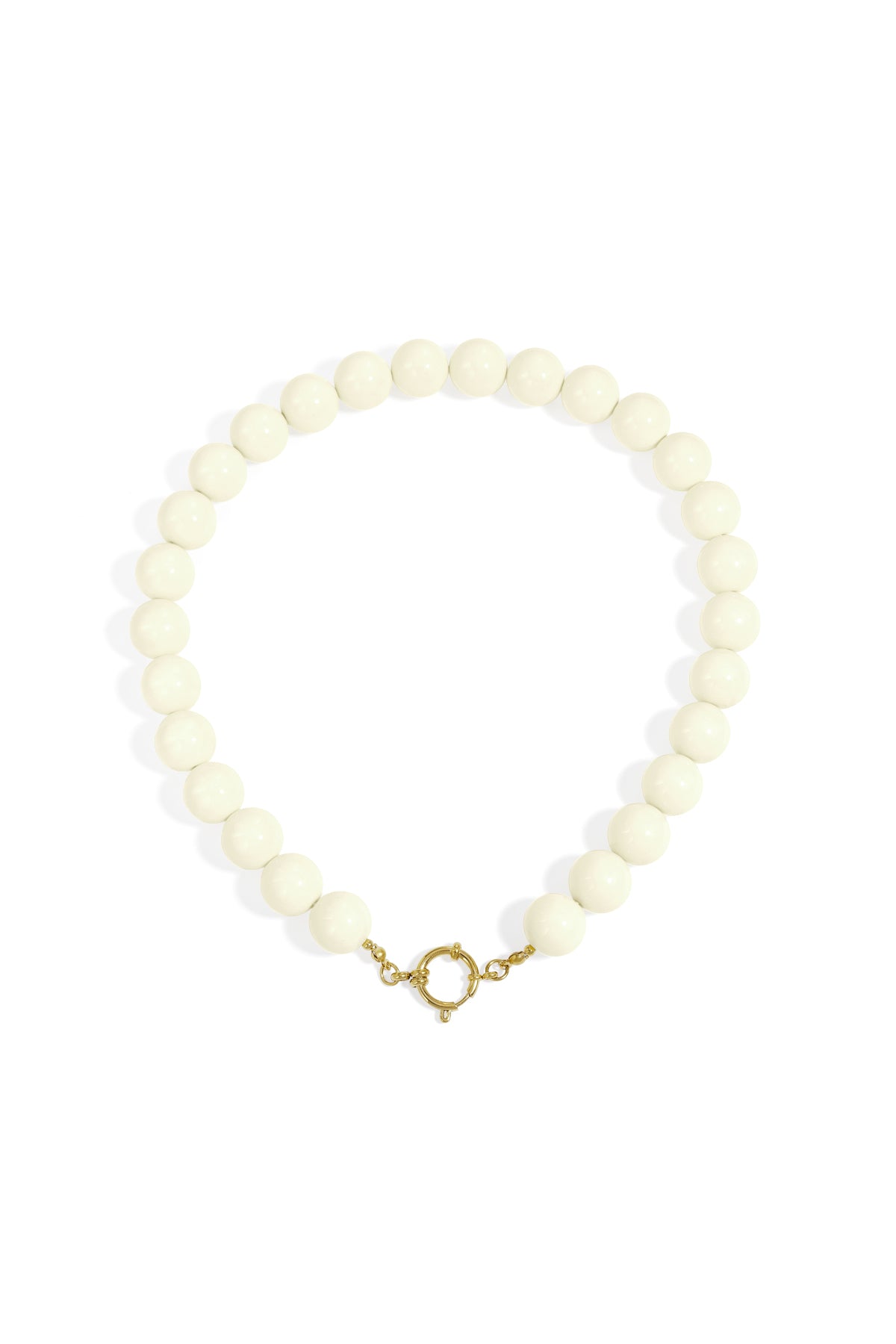 Resin Beaded Necklaces Beads Casual Daily Simple Series Women's jewelry-15mm