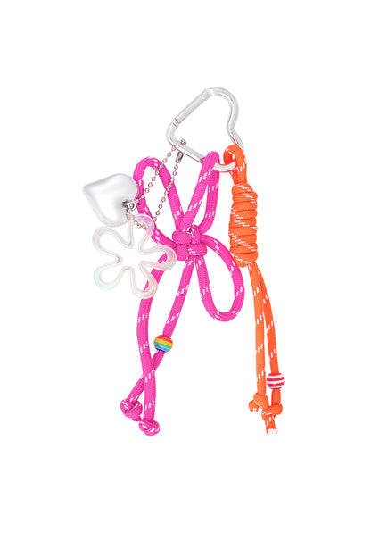 Happy pride pendant - Orange pink