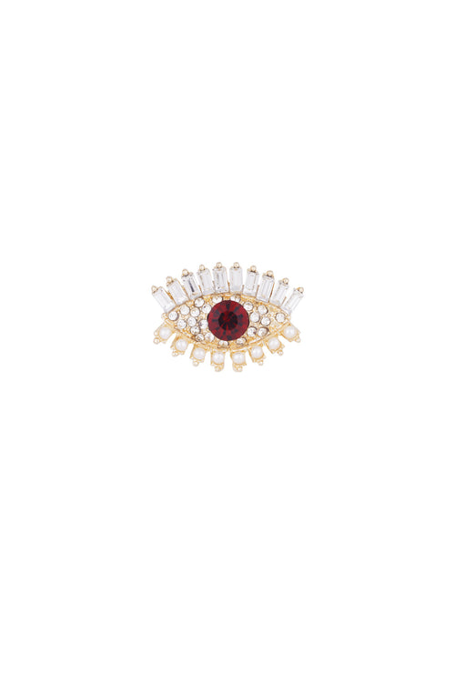 wondering eye brooch