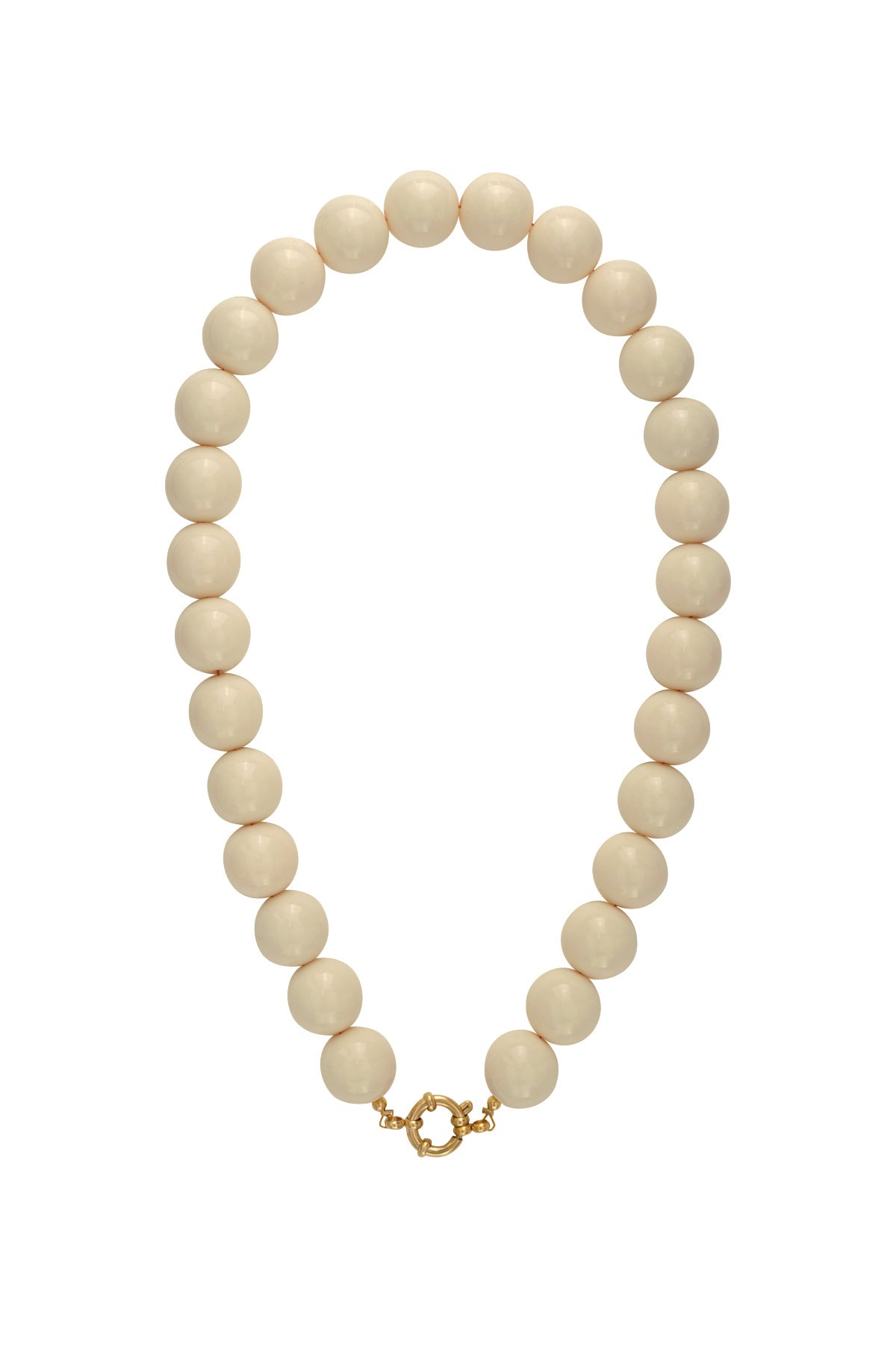 Resin Beaded Necklaces Beads Casual Daily Simple Series Women's jewelry-15mm