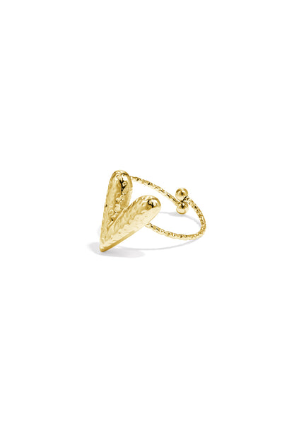Stainless Steel Statement Rings Heart Casual Daily Simple Series Women's jewelry