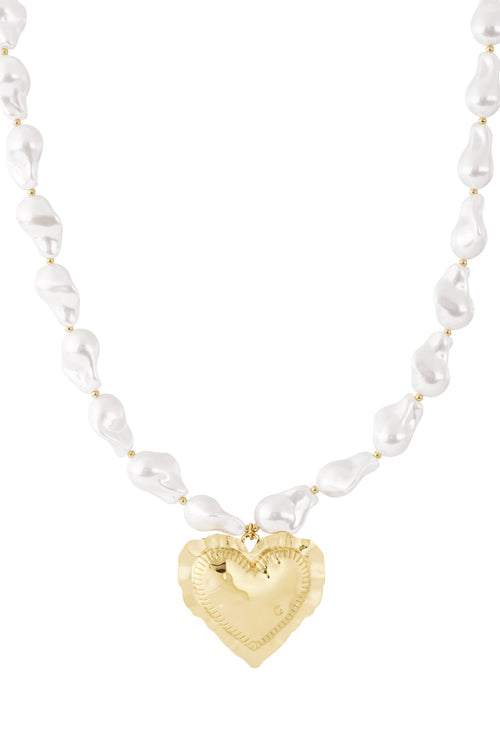 Pearl love Necklace