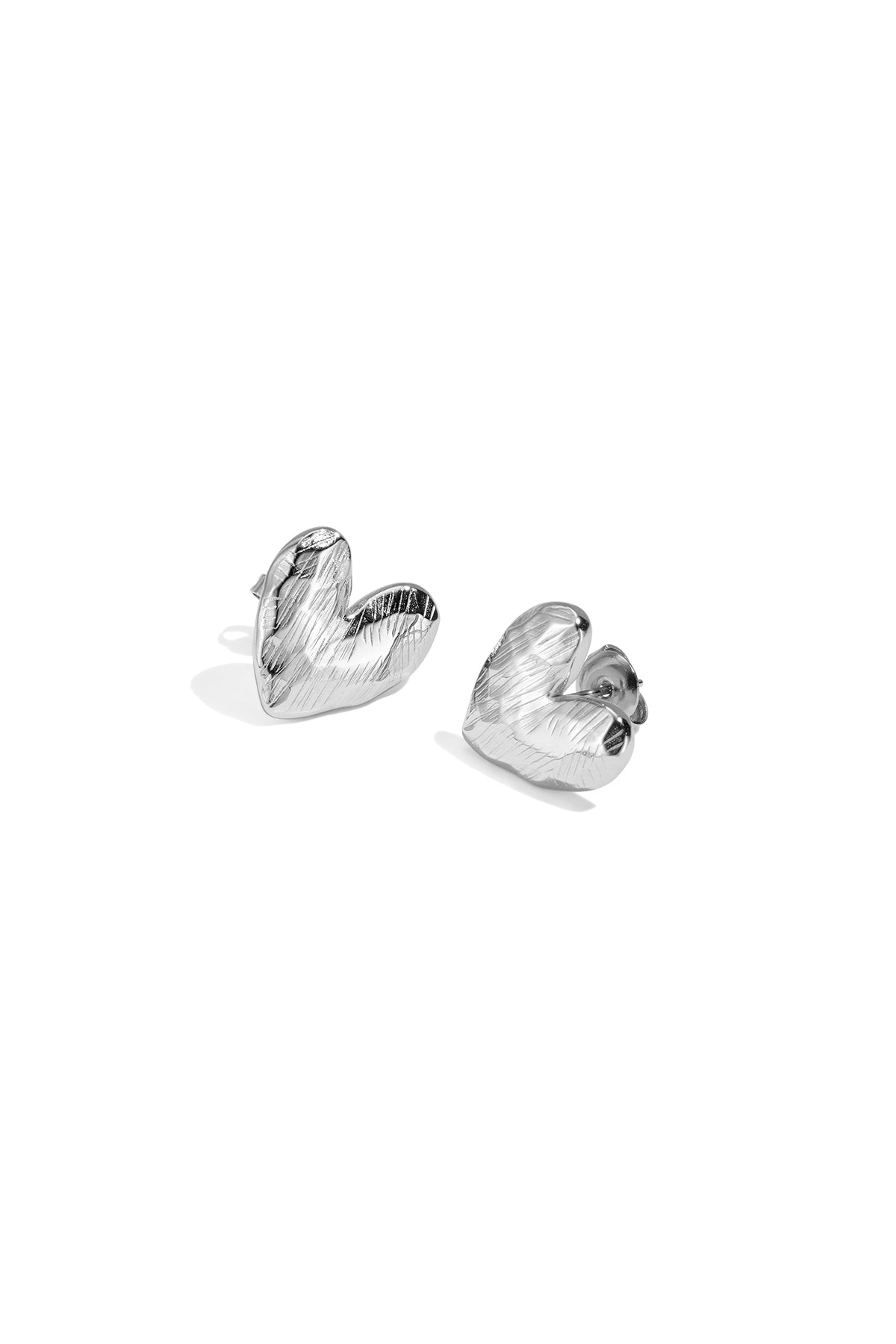 Stud Earrings Heart Simple Daily Simple Series Women's jewelry