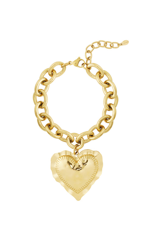 Bold heart Bracelet