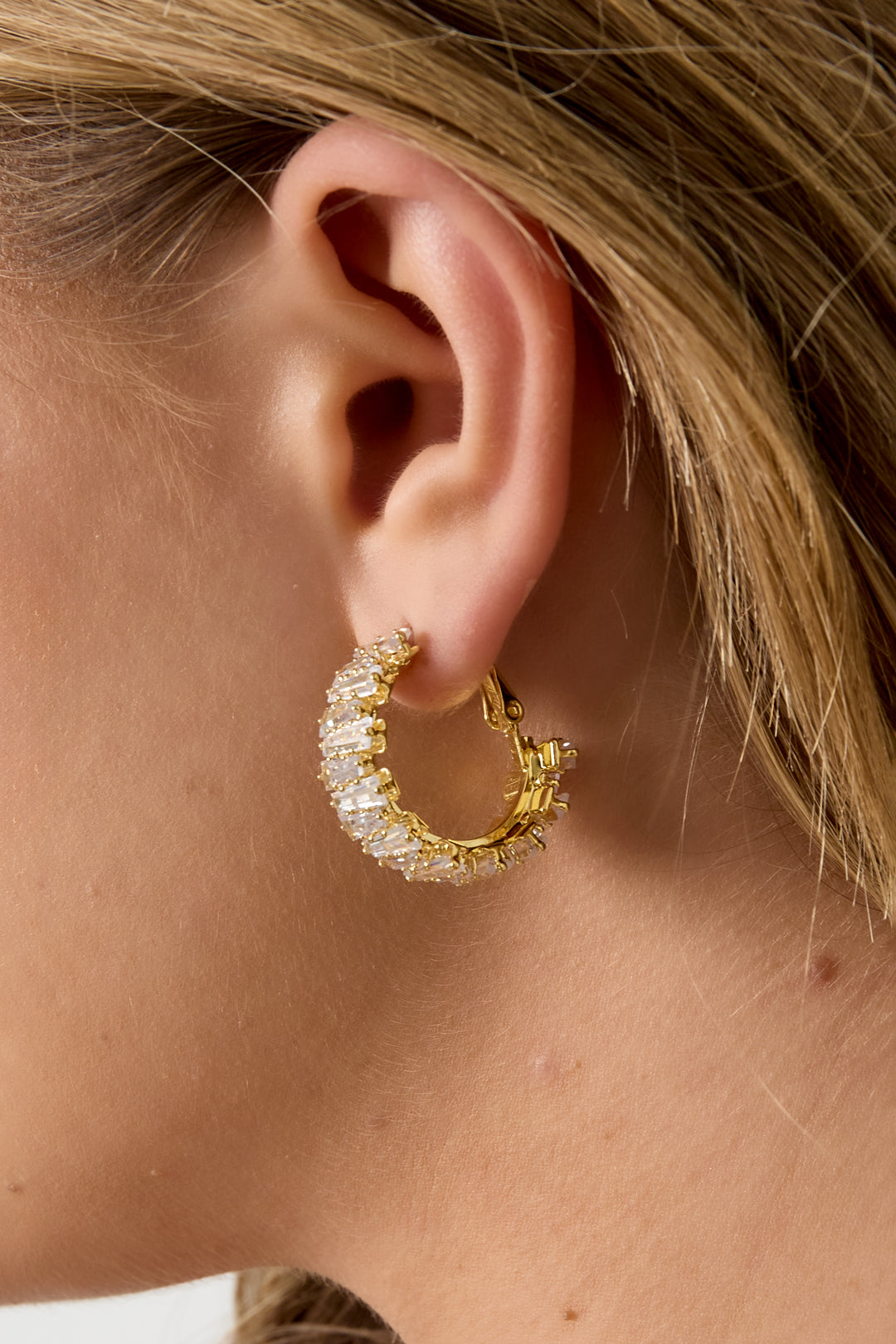 Copper Hoop Earrings Geometric Casual Daily Simple Series Women's jewelry