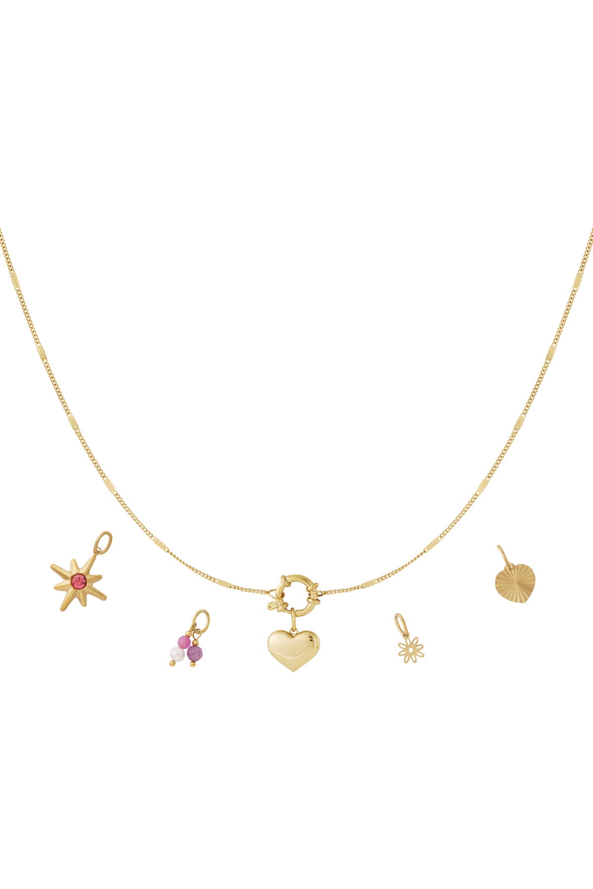 Mini heart DIY necklace