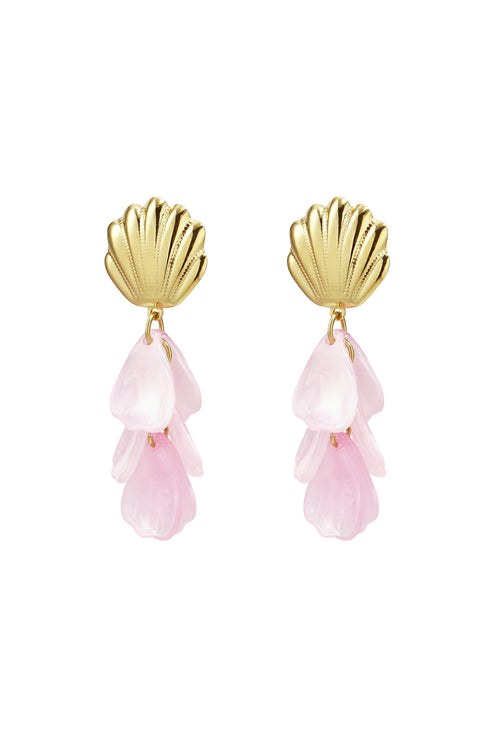 Stainless Steel Drop Earrings shell Casual Daily Simple Series Women's jewelry