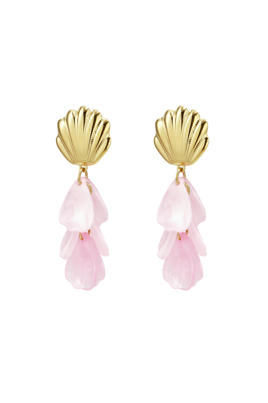 Stainless Steel Drop Earrings shell Casual Daily Simple Series Women's jewelry