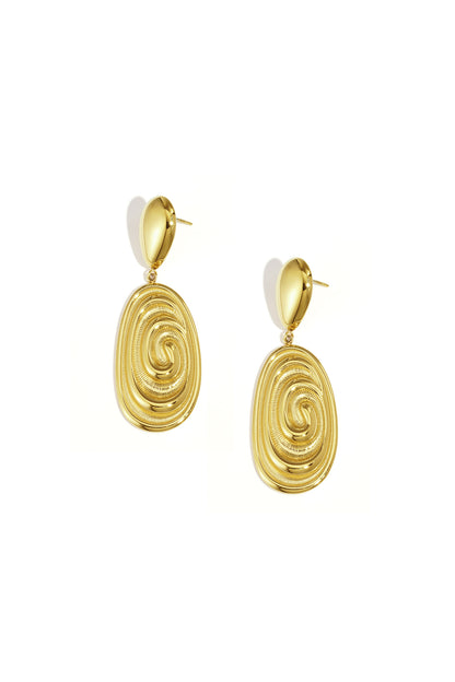 Stainless Steel Drop Earrings irregular shape Casual Daily Simple Series Women's jewelry