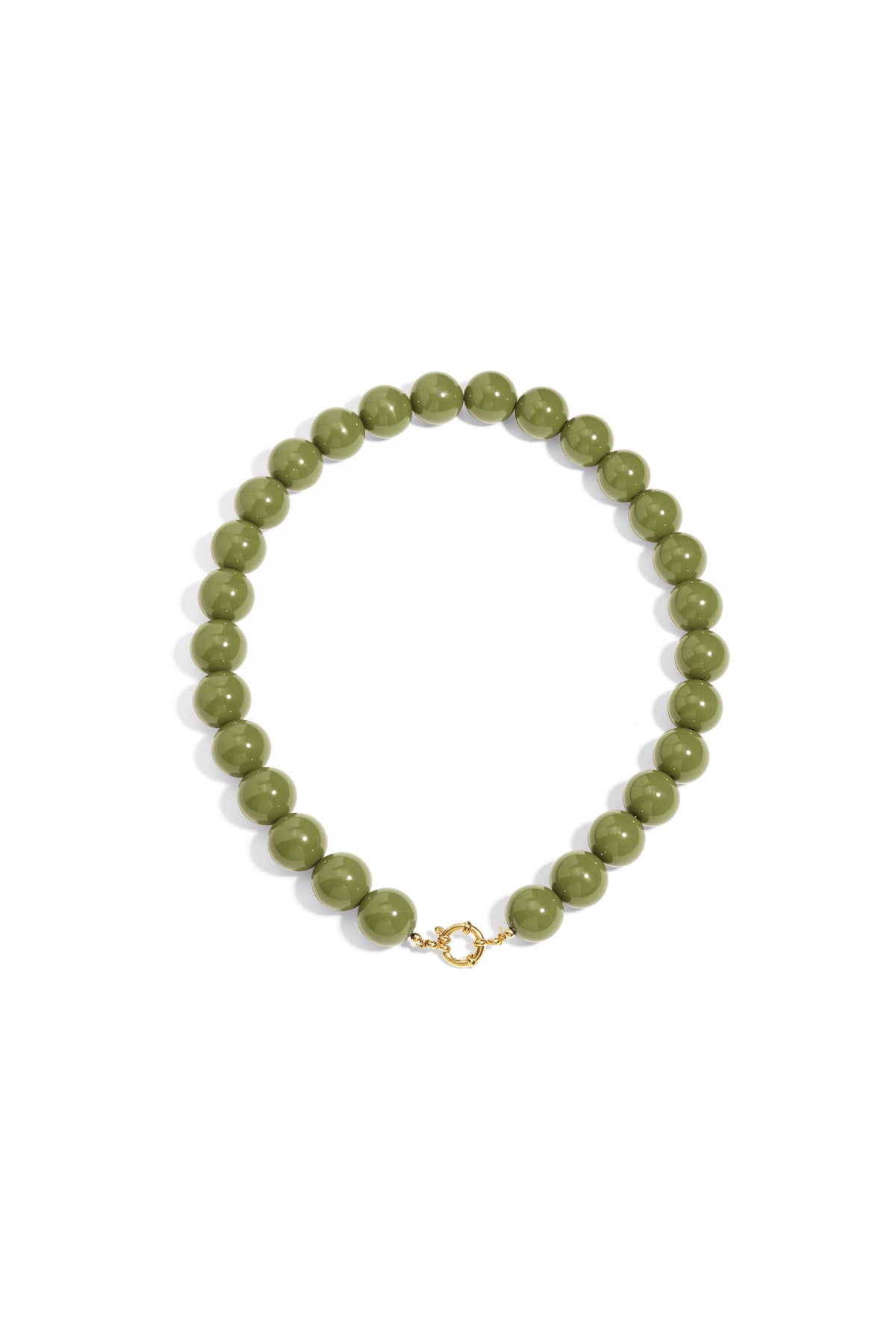 Resin Beaded Necklaces Beads Casual Daily Simple Series Women's jewelry-15mm