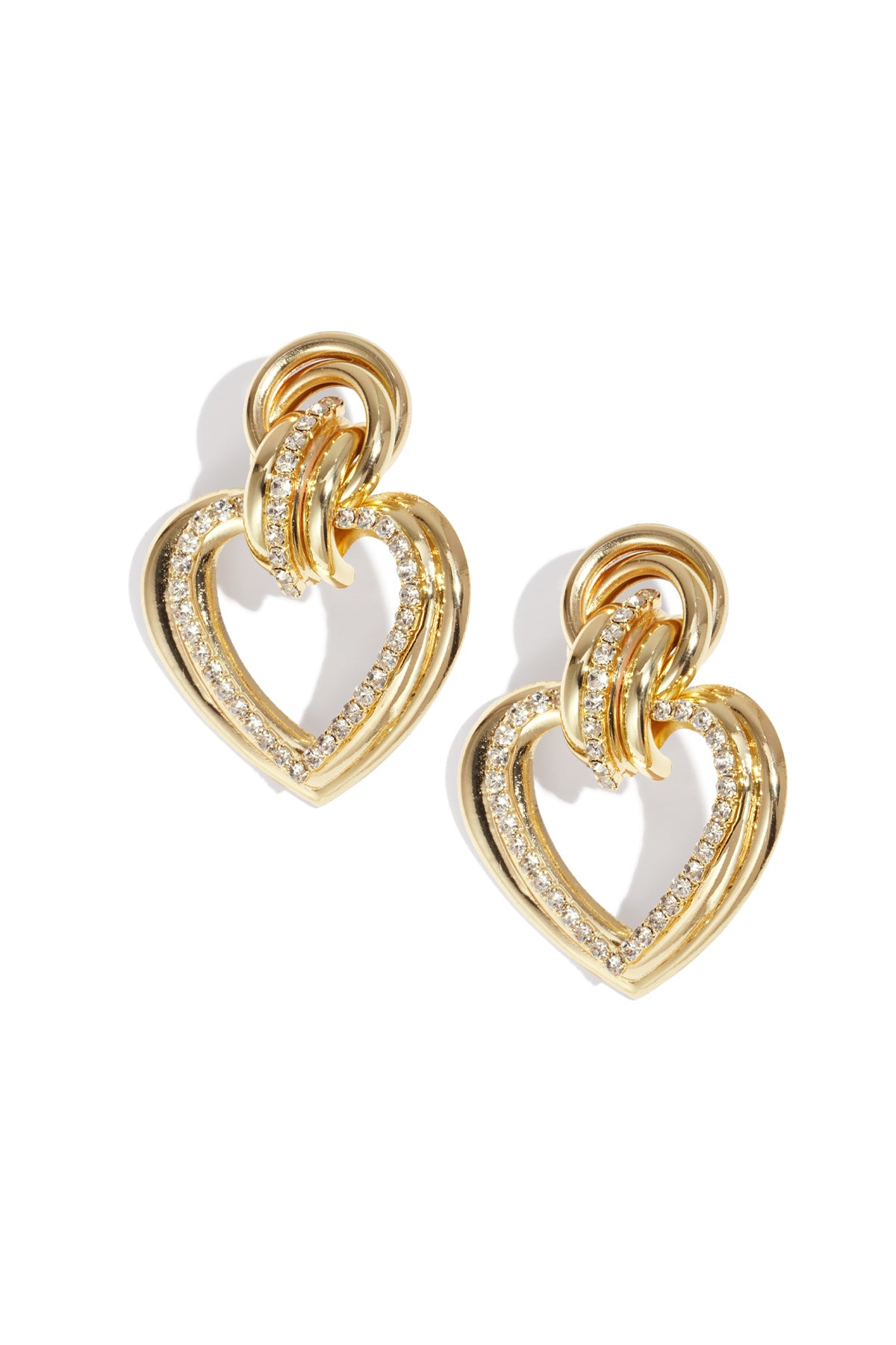Iron Drop Earrings Heart Elegant Christmas Luxurious Series Women's jewelry
