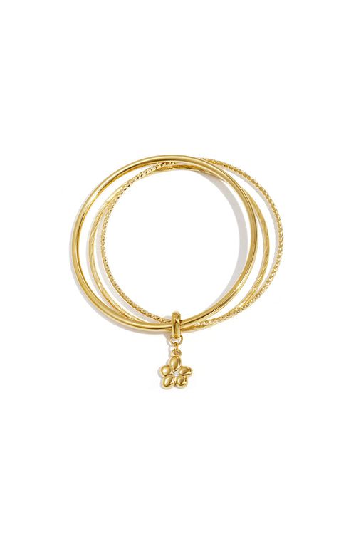 Bangle with hanging charm