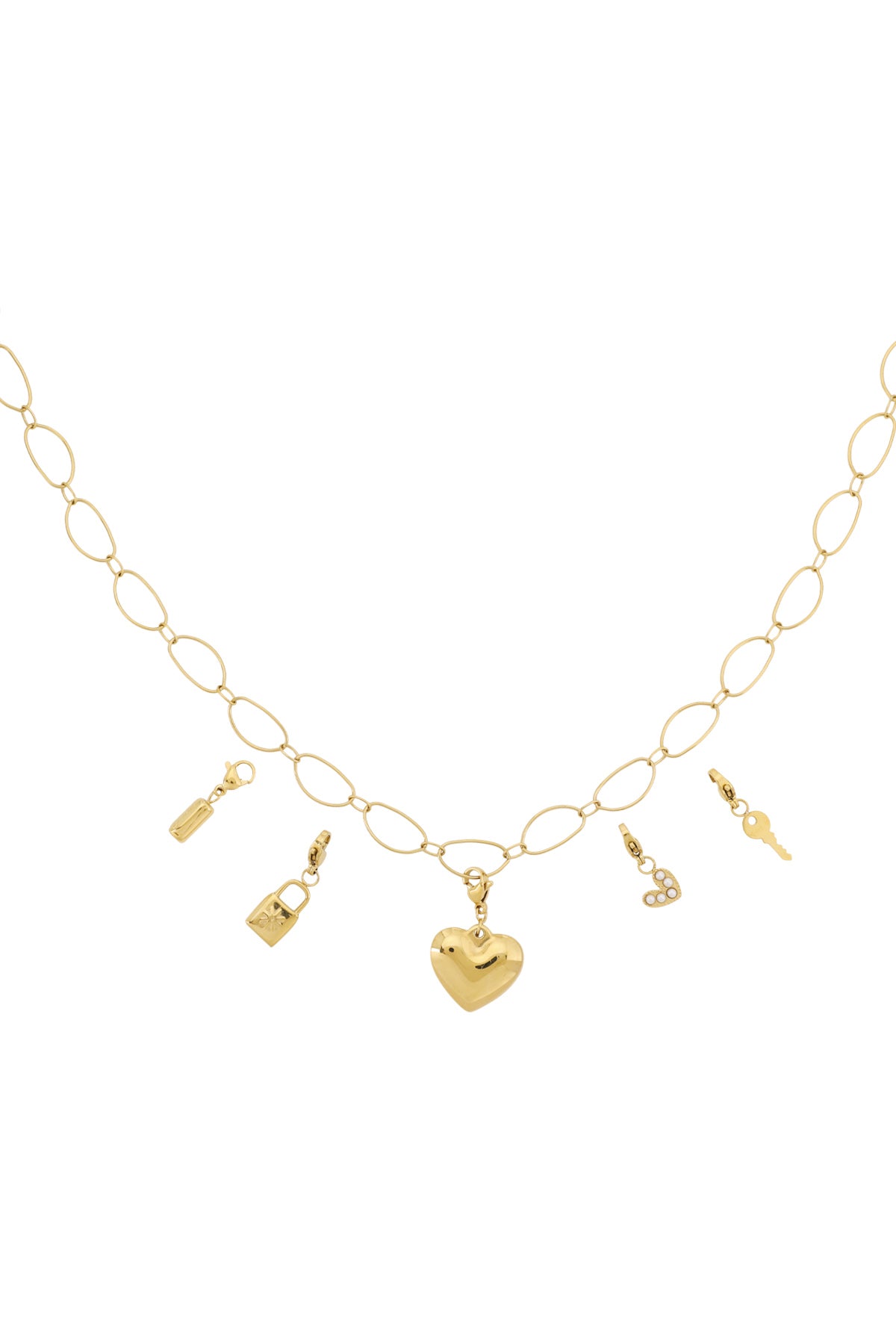 Big heart DIY Necklace