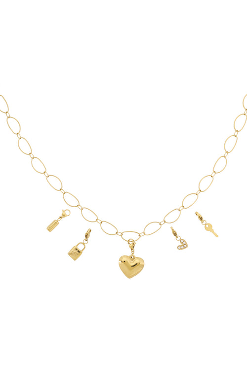 Big heart DIY Necklace