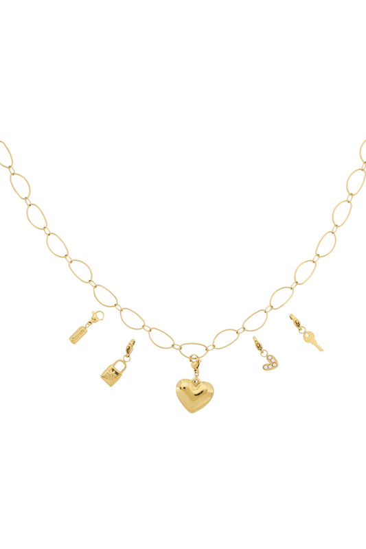 Big heart DIY Necklace