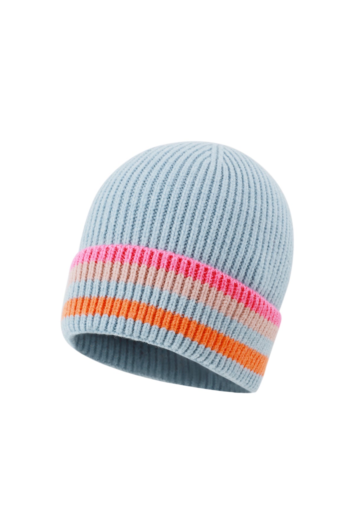 Multi color striped hat