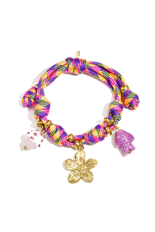 Rope Charm Bracelets Flower Casual Daily Romantic Series Women's jewelry