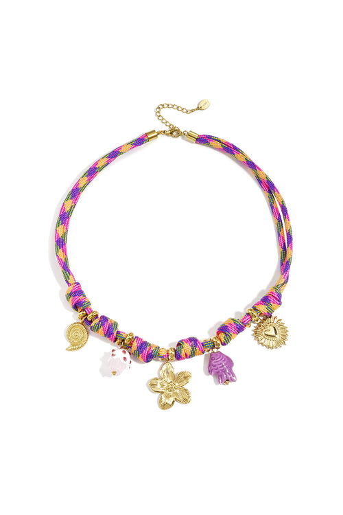 Rope Pendant necklaces Flower Holiday/Beach  Women's jewelry