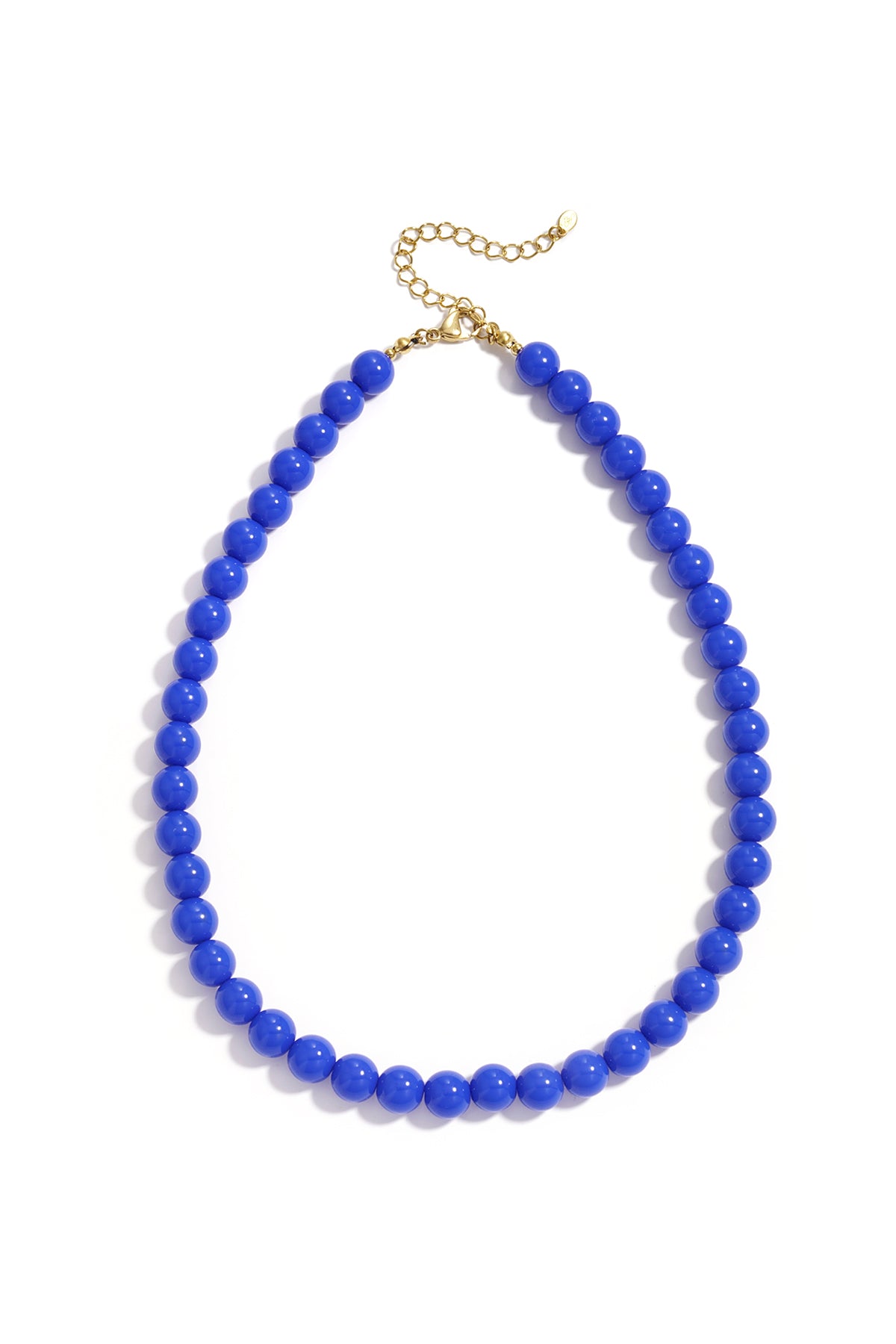 Bold beaded necklace 10mm