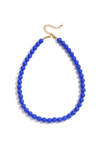 Bold beaded necklace 10mm