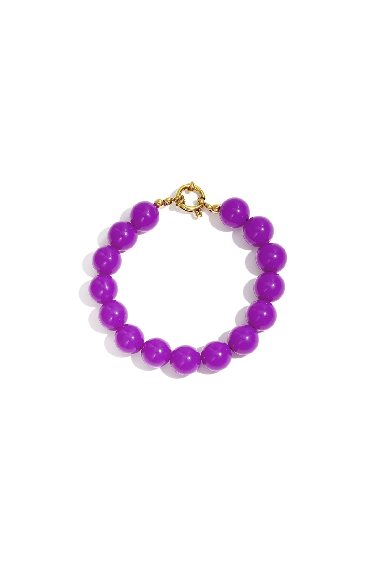 Resin Beaded Bracelets Beads DIY Daily Simple Series Women's jewelry-12mm