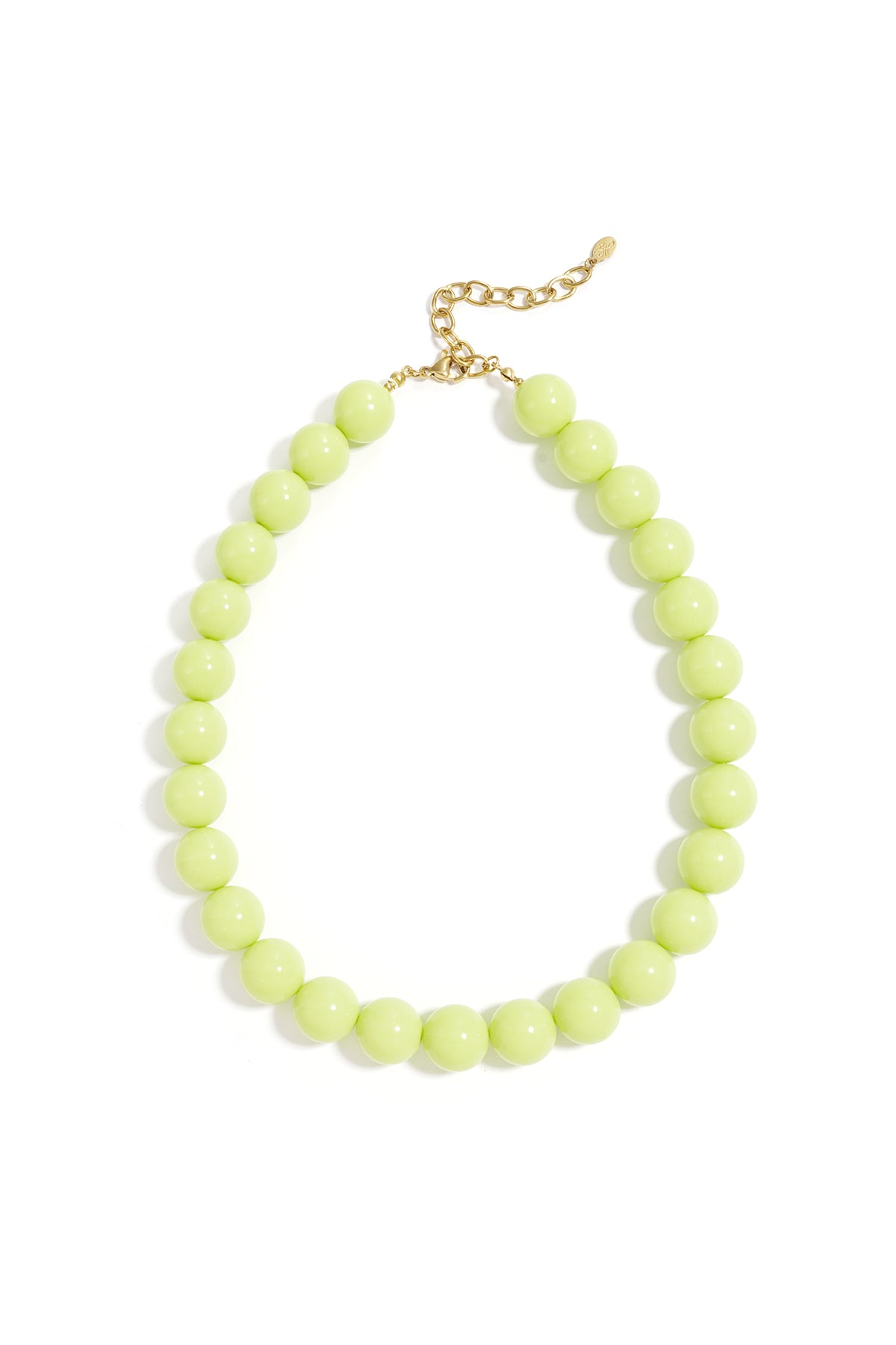 Large colored necklace - 15mm