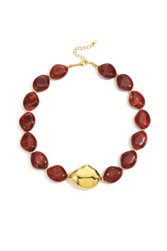 Acrylic Beaded Necklaces Beads Casual Daily-19mm*23mm