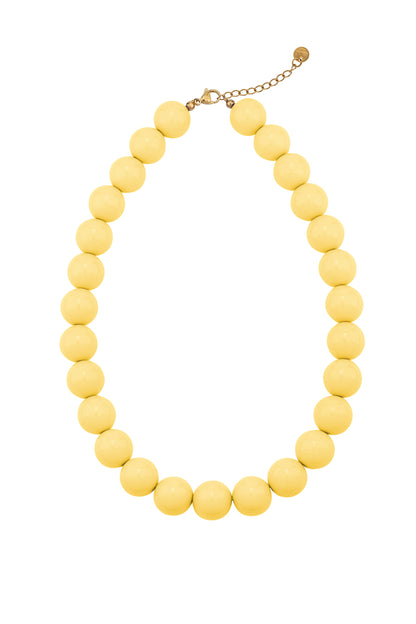Large colored necklace - 15mm