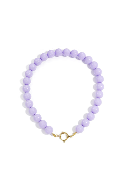 Resin Beaded Necklaces Beads Casual Daily Simple Series Women's jewelry-15mm