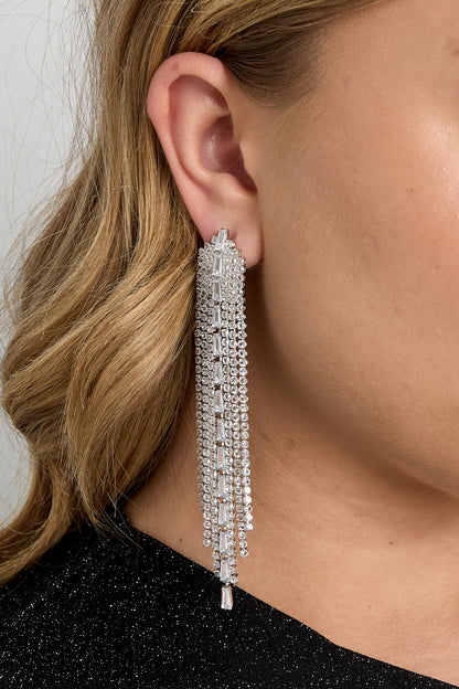 Copper Dangle Earrings Geometric Elegant Christmas Luxurious Series Women's jewelry