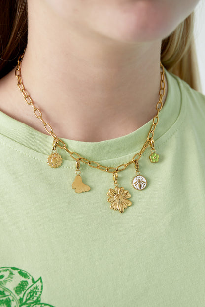 Detailled Flower DIY Necklace