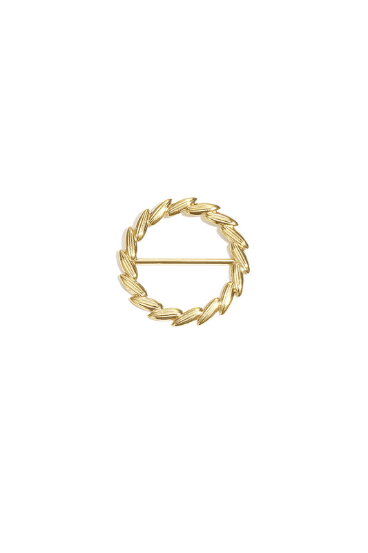 Silk Scarf Clip circle Casual Stainless Steel Daily Accessories