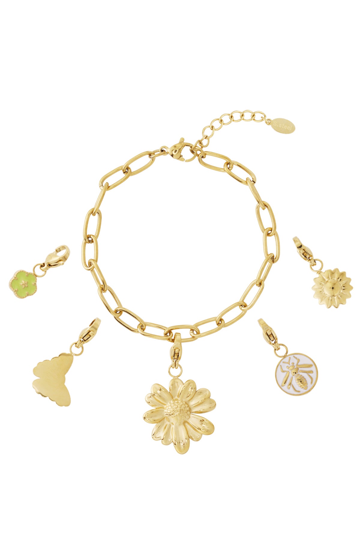 Detailled Flower DIY Bracelet
